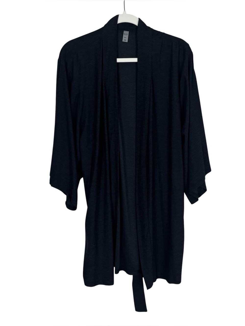 Beyond Yoga Comfort Queen Sleep Featherweight Robe Womens Size M/L In Black NWT